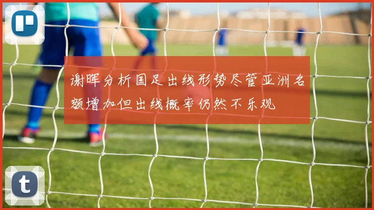 谢晖分析国足出线形势尽管亚洲名额增加但出线概率仍然不乐观
